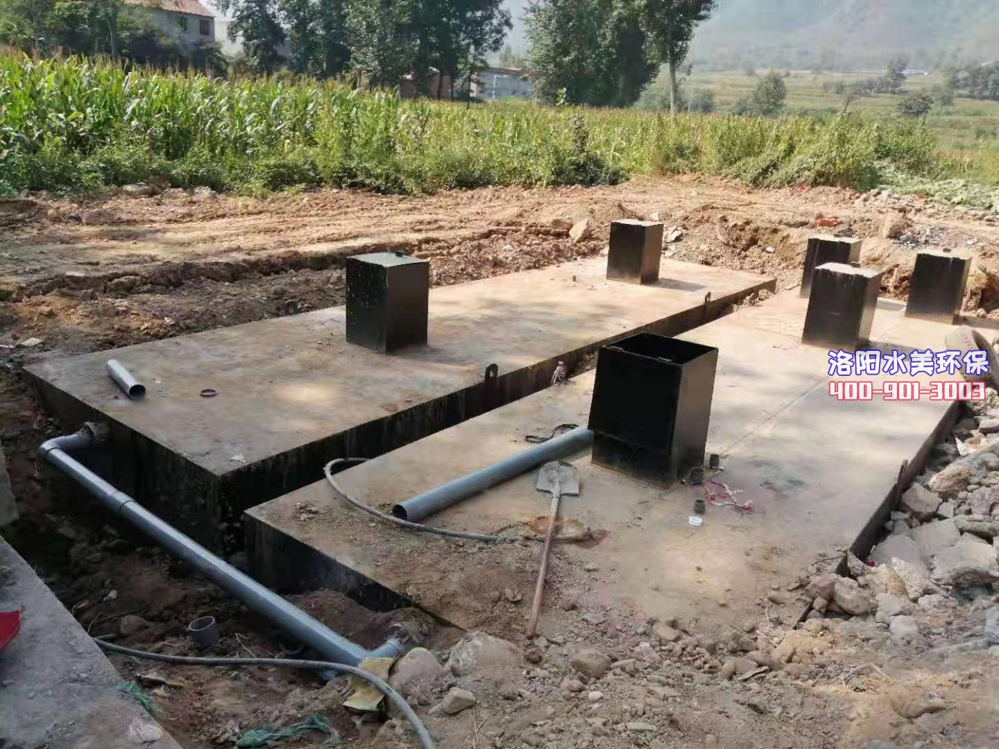 农村污水处理设备安装图
